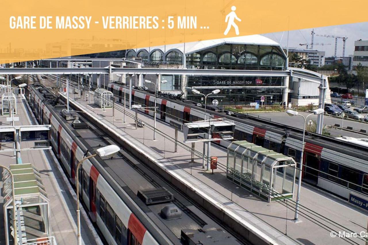 Cozy Appart'3 - Centre Ville & Proche Gare - Cozy Houses Massy  Exterior foto